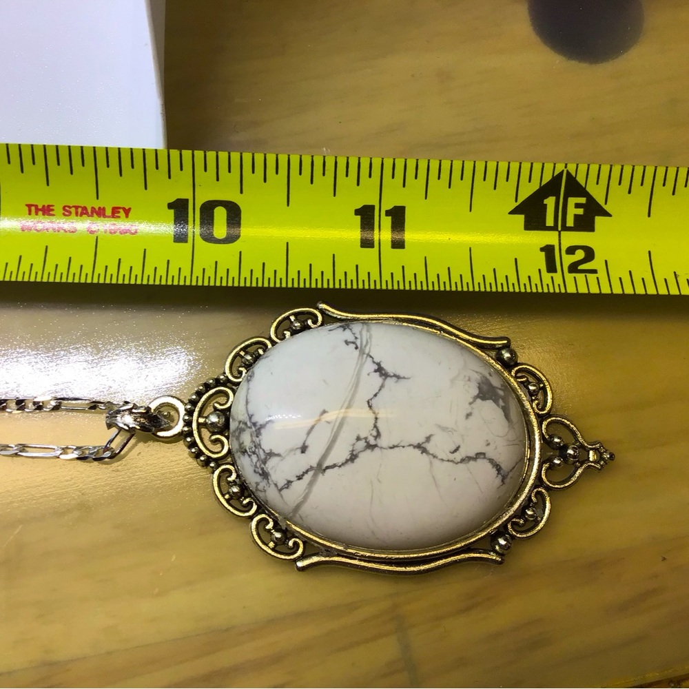 Howlite necklace